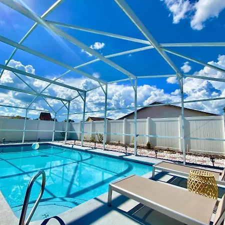Amazing Blue Private Pool 4Br House Near Disney Kissimmee Exterior foto
