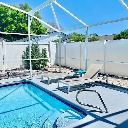 Amazing Blue Private Pool 4Br House Near Disney Kissimmee Exterior foto