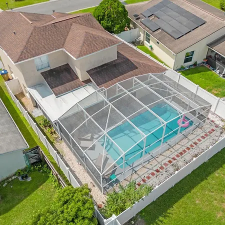 Amazing Blue Private Pool 4Br House Near Disney Kissimmee Exterior foto