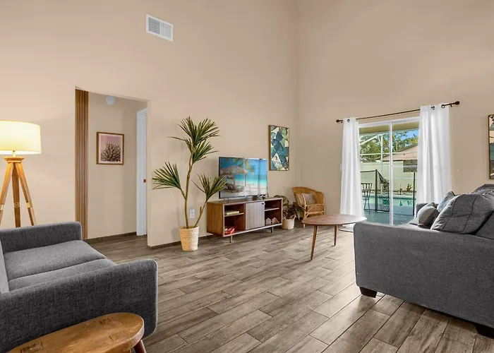 Amazing Blue Private Pool 4Br House Near Disney